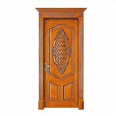 Interior Single Oak Wooden Door